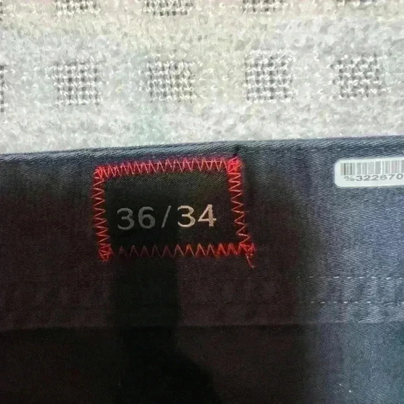 Tiglio Sport Monaco style chinos pants men’s size 36x34 navy straight leg - Picture 4 of 10